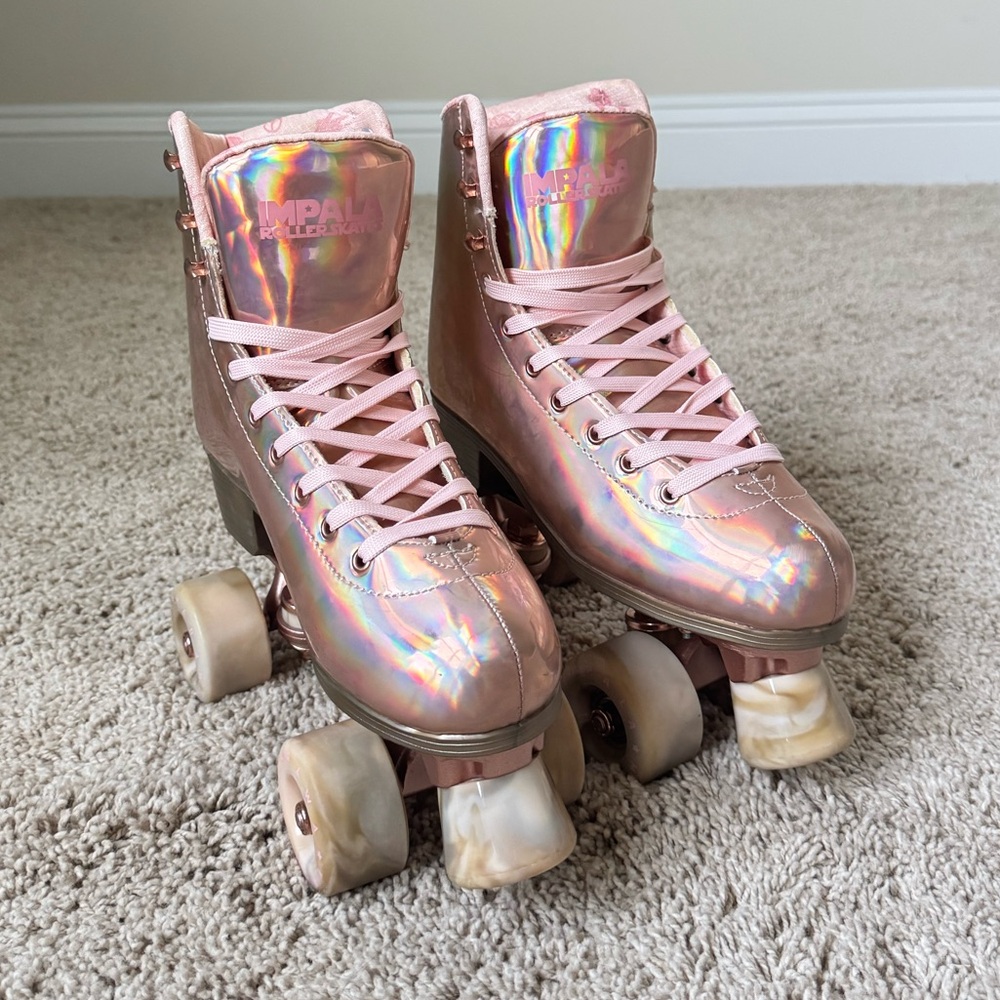 Impala Rose Gold Roller Skates